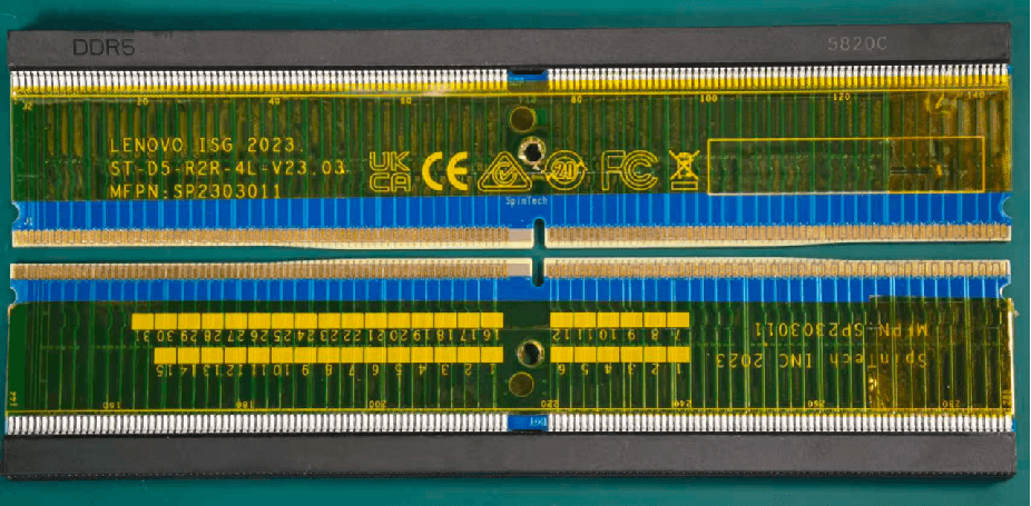 Memory module test card