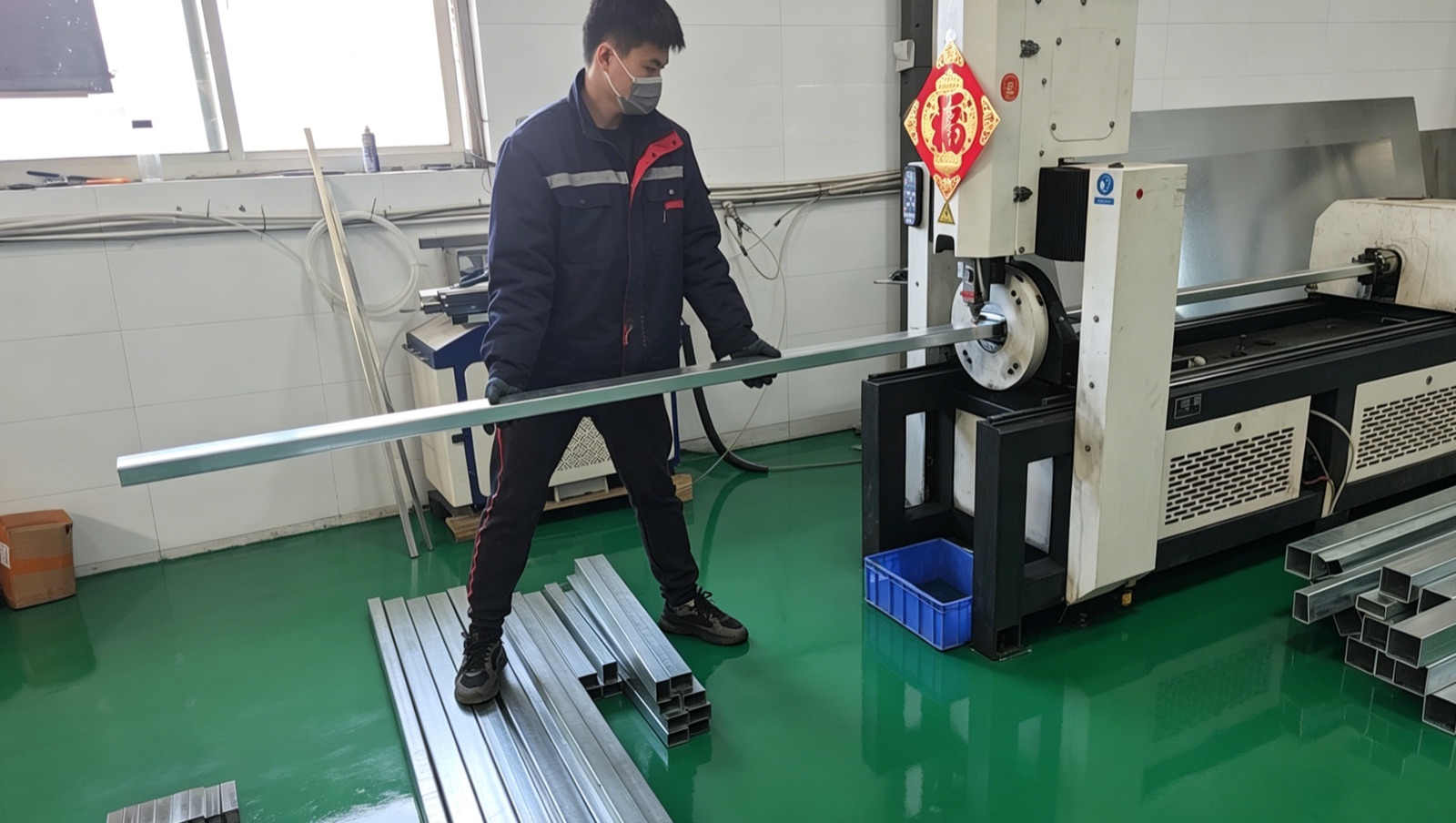 CNC profile cutting of acoustic-room framing